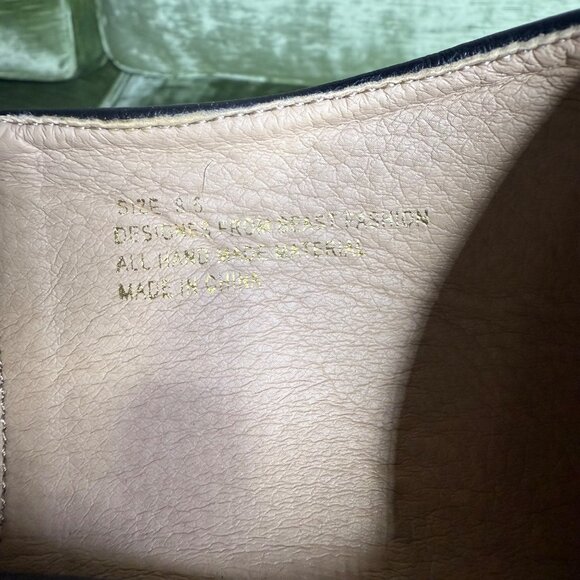 Beast Fashion Carter Black Loafers Size 8.5 Cutout With Low Heel Slip-on - Picture 9 of 9